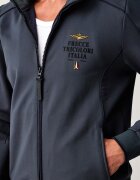 Aeronautica Militare суичър с цип мъжки с вискоза син FE2138UF00691