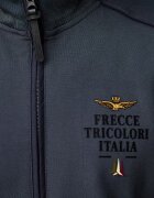 Aeronautica Militare суичър с цип мъжки с вискоза син FE2138UF00691