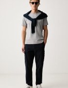 Aeronautica Militare тениска мъжка от памук сива TS1580UJ00372