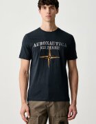Aeronautica Militare тениска мъжка от памук тъмносиня TS2582UJ00750
