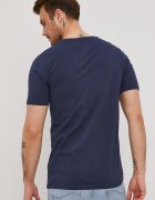 Aeronautica Militare Тениска мъжка в тъмносиньо с изчистен дизайн AM1UTI001