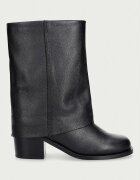 Aldo боти с дебел ток дамски от кожа NOLYA черни 14183579 Pillow Walk