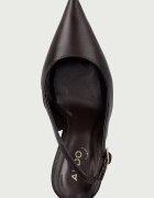 Aldo обувки с ток от кожа STESSYSLING кафяви 14089958