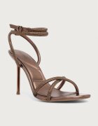 Aldo сандали с тънък ток MANAELDEN кафяви 14298373
