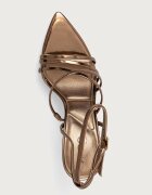 Aldo сандали с тънък ток SOLANIA златни 14405378