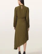 AllSaints асиметрична рокля MIELENA зелена W022DF