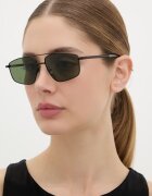 AllSaints авиаторски слънчеви очила дамски Virgo черни ALS7011
