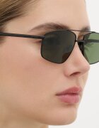 AllSaints авиаторски слънчеви очила дамски Virgo черни ALS7011