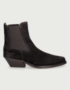 AllSaints боти челси с нисък ток дамски от кожа Carter Suede Chelsea кафяви W093FF