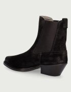 AllSaints боти челси с нисък ток дамски от кожа Carter Suede Chelsea кафяви W093FF