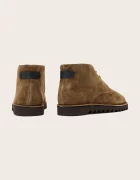 AllSaints боти мъжки от кожа Slix Chukka Boot кафяви M052FE