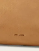 AllSaints чанта crossbody дамска от кожа ROSALIE кафява W710XD