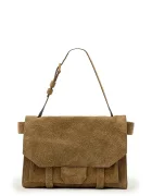 AllSaints Чанта от набук URSA в жълто W096XE