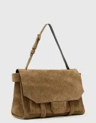 AllSaints Чанта от набук URSA в жълто W096XE