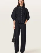 AllSaints дънки barrel дамски SADIE тъмносини W030EF