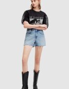 AllSaints Дънков къс панталон HAILEY DENIM SHORT