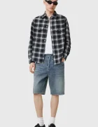 AllSaints Дънков къс панталон SWITCH