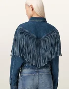 AllSaints дънково яке дамско от деним MARLENE тъмносиньо W069OE