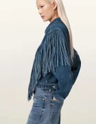 AllSaints дънково яке дамско от деним MARLENE тъмносиньо W069OE