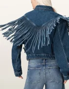 AllSaints дънково яке дамско от деним MARLENE тъмносиньо W069OE