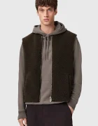 AllSaints Елек OTIS в зелено преходен модел M063OD