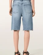 AllSaints къс панталон дамски от деним AKI син W053EE