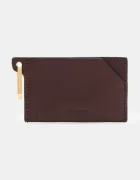 AllSaints Кожен калъф за карти HEX CARDHOLDER