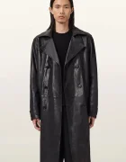 AllSaints Кожен шлифер KELLETT