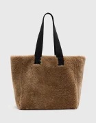 AllSaints Кожена чанта с две лица IZZY SHEARLING