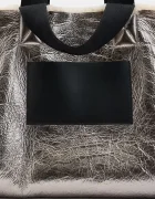 AllSaints Кожена чанта с две лица IZZY SHEARLING в кафяво W056XB