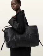 AllSaints Кожена чанта в черно W512XD
