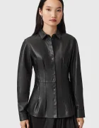 AllSaints Кожена риза LARSON