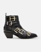 AllSaints Кожени боти Jane Buckle Boot