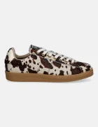 AllSaints Кожени маратонки Leon Sneaker в бежово W060FE