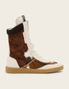 AllSaints Кожени маратонки Louise High Top в бежово W061FE