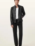 AllSaints Кожено яке CORA в черно преходен модел M064LB