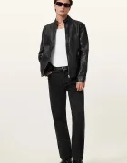 AllSaints Кожено яке CORA в черно преходен модел M064LB