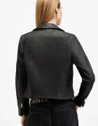 AllSaints Кожено яке DALBY в черно преходен модел W086LB