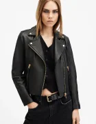 AllSaints Кожено яке DALBY в черно преходен модел W086LB