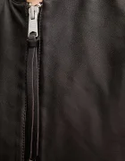 AllSaints Кожено яке ORTEN BOMBER JACKET в черно W072LB