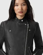 AllSaints Кожено яке RAUL в черно преходен модел W039LE
