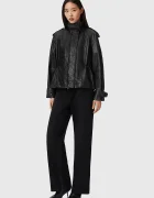 AllSaints Кожено яке в черно преходен модел W051LD