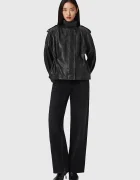 AllSaints Кожено яке в черно преходен модел W051LD