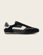 AllSaints Liam Hex Low Top маратонки мъжки от кожа черни M005FF