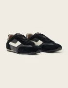 AllSaints Liam Hex Low Top маратонки мъжки от кожа черни M005FF
