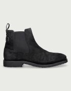 AllSaints обувки мъжки от кожа Clive Chelsea Boot черни M009FF