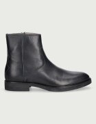 AllSaints обувки мъжки от кожа Lang Boot черни M044FB