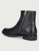 AllSaints обувки мъжки от кожа Lang Boot черни M044FB