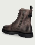AllSaints обувки мъжки от кожа Skiff Military Boot кафяви M054FD