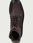 AllSaints обувки мъжки от кожа Skiff Military Boot кафяви M054FD